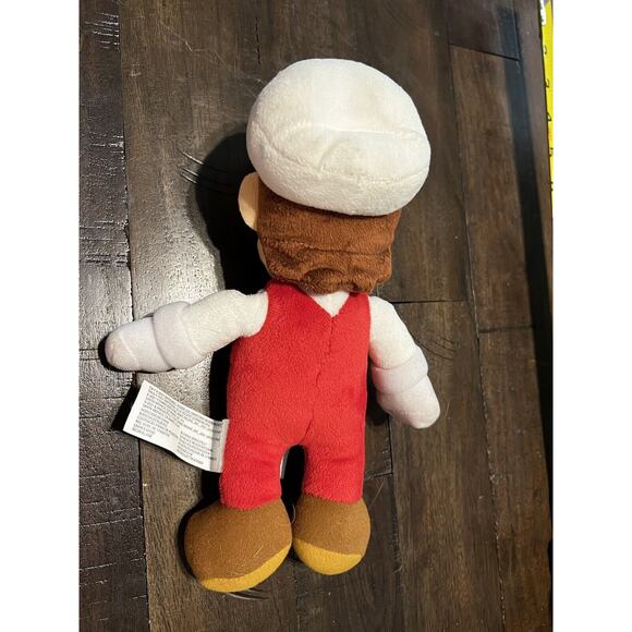 2021 Super Mario Stuffed Plush Figure White Hat Red Overalls Nintendo - Picture 4 of 13